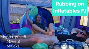 myprettyfeet8.com - Footjob Inflatables Love in Bounce House thumbnail