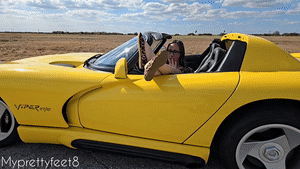 myprettyfeet8.com - Phone Ignore Flats Dangle in a Viper thumbnail